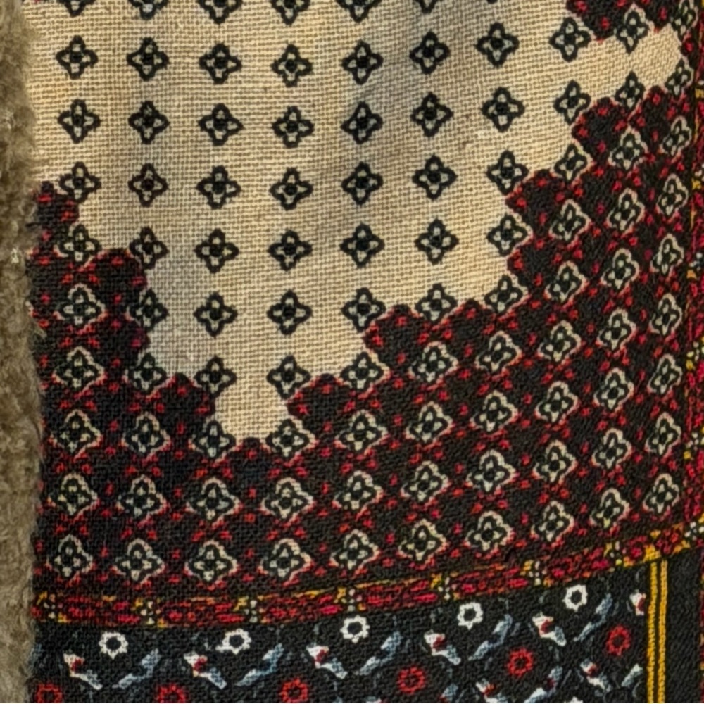 Patchwork Hooded Jacket - Multicolor - image 7